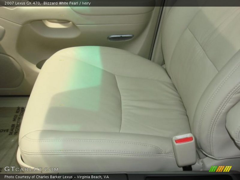 Blizzard White Pearl / Ivory 2007 Lexus GX 470