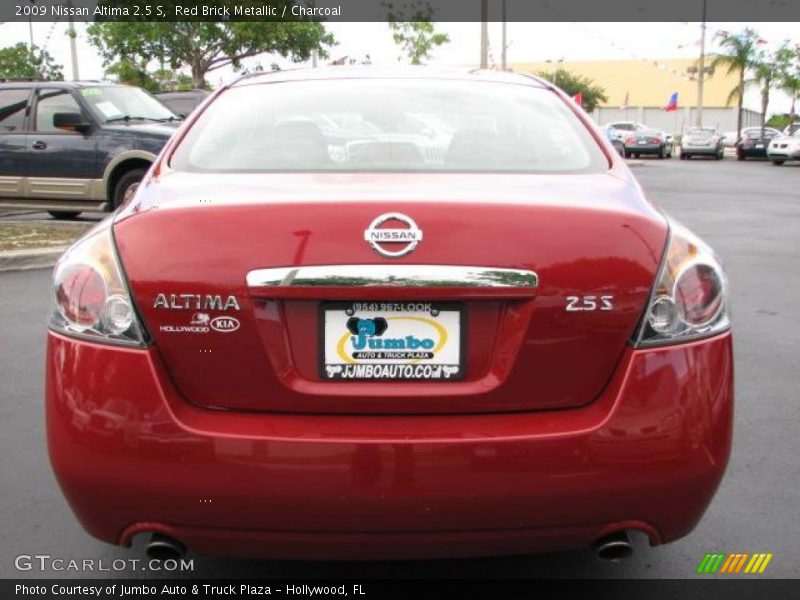 Red Brick Metallic / Charcoal 2009 Nissan Altima 2.5 S