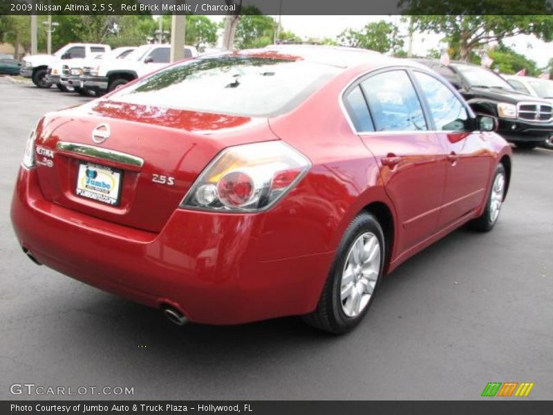 Red Brick Metallic / Charcoal 2009 Nissan Altima 2.5 S