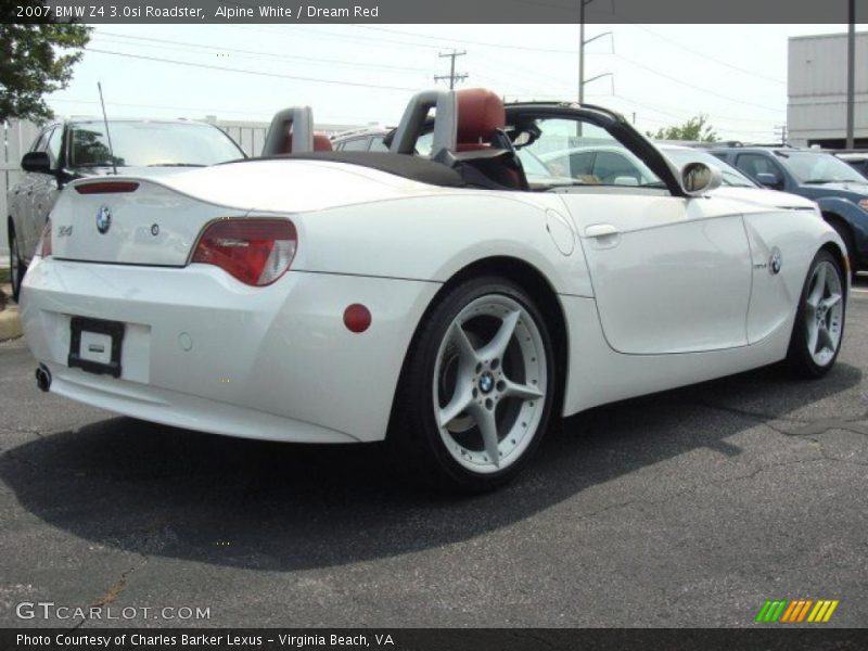  2007 Z4 3.0si Roadster Alpine White