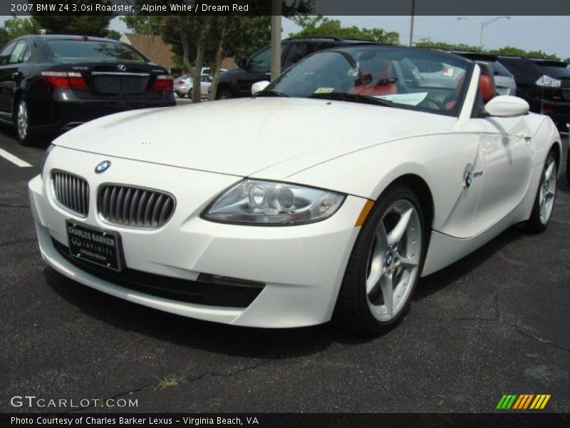 Front 3/4 View of 2007 Z4 3.0si Roadster