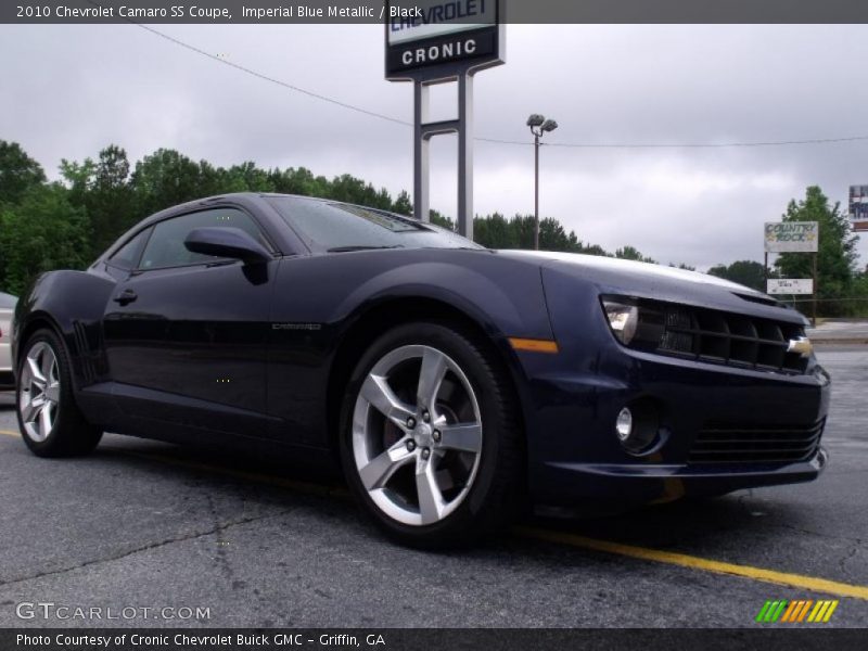 Imperial Blue Metallic / Black 2010 Chevrolet Camaro SS Coupe