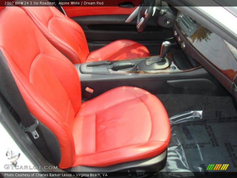  2007 Z4 3.0si Roadster Dream Red Interior