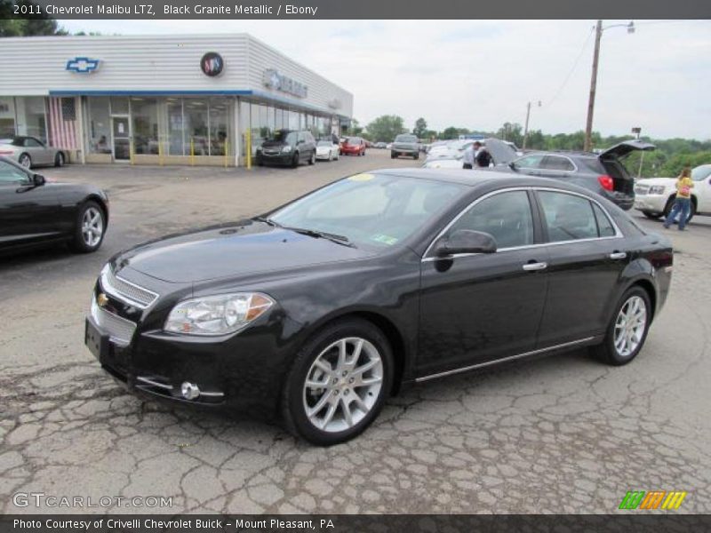 Black Granite Metallic / Ebony 2011 Chevrolet Malibu LTZ