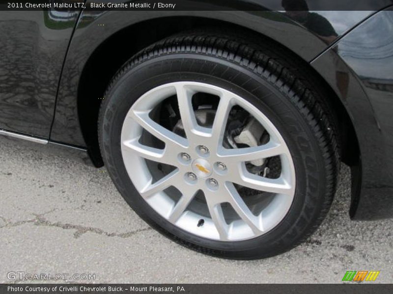 Black Granite Metallic / Ebony 2011 Chevrolet Malibu LTZ