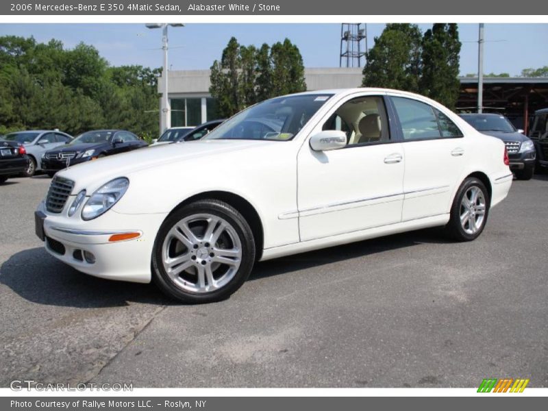 Alabaster White / Stone 2006 Mercedes-Benz E 350 4Matic Sedan