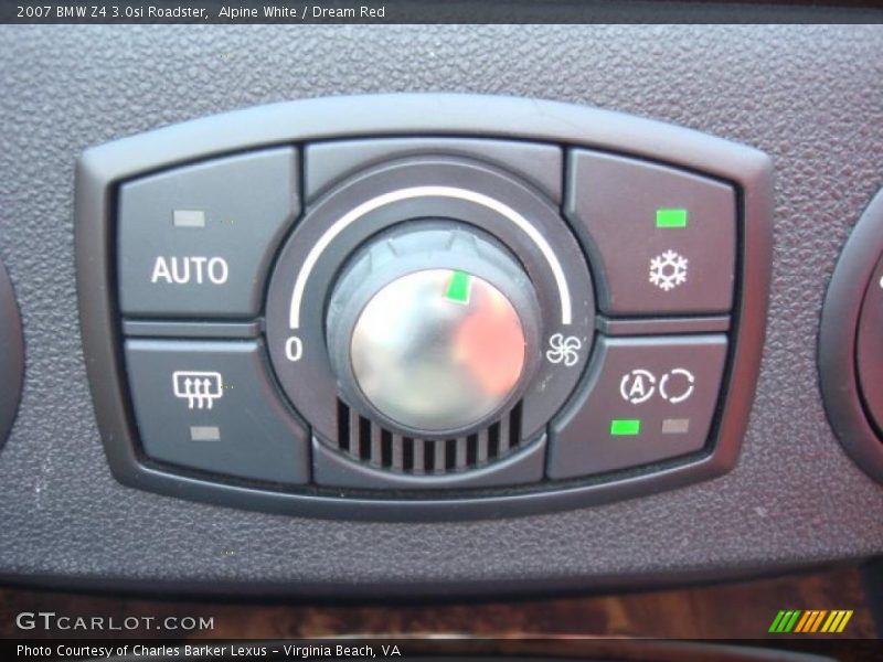 Controls of 2007 Z4 3.0si Roadster