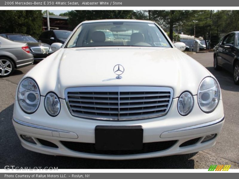 Alabaster White / Stone 2006 Mercedes-Benz E 350 4Matic Sedan
