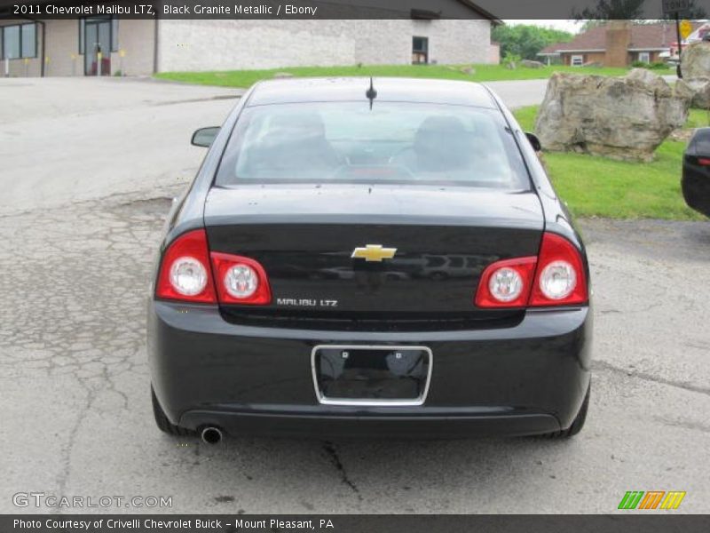 Black Granite Metallic / Ebony 2011 Chevrolet Malibu LTZ
