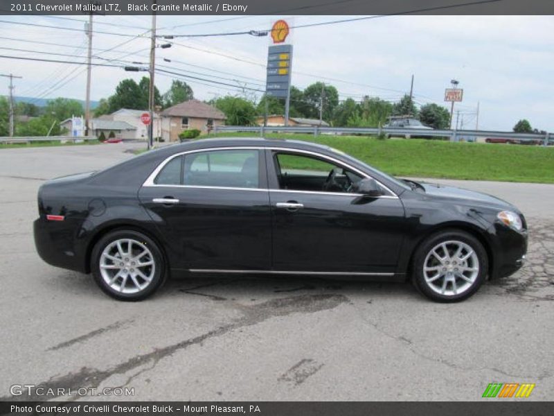 Black Granite Metallic / Ebony 2011 Chevrolet Malibu LTZ