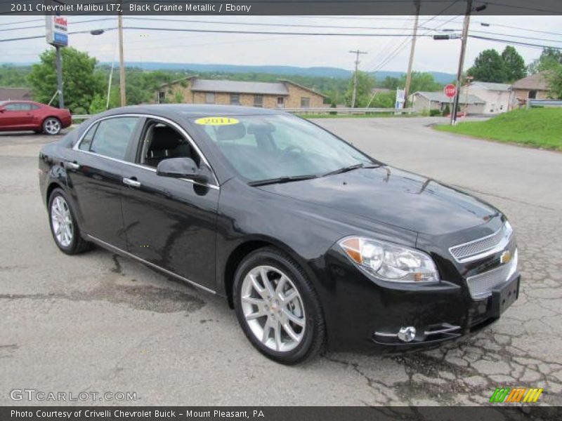 Black Granite Metallic / Ebony 2011 Chevrolet Malibu LTZ