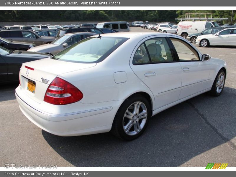 Alabaster White / Stone 2006 Mercedes-Benz E 350 4Matic Sedan