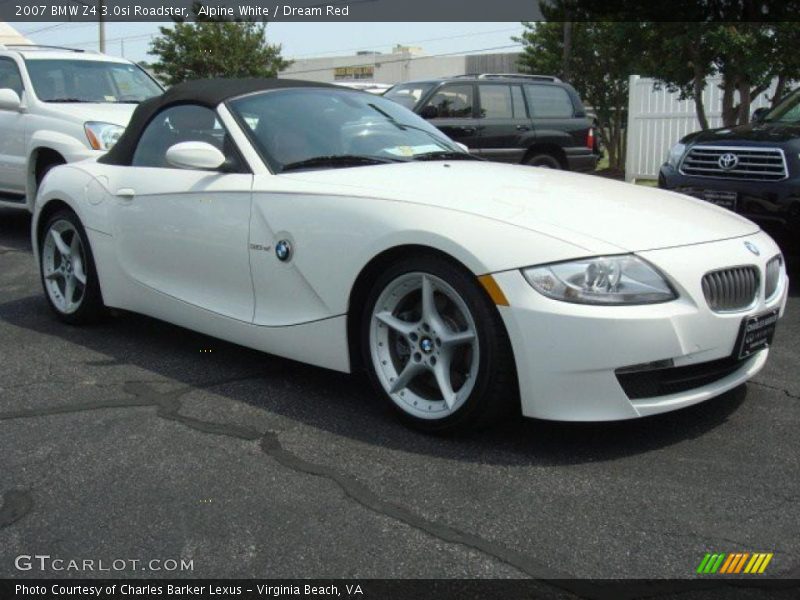  2007 Z4 3.0si Roadster Alpine White