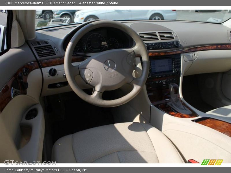 Alabaster White / Stone 2006 Mercedes-Benz E 350 4Matic Sedan