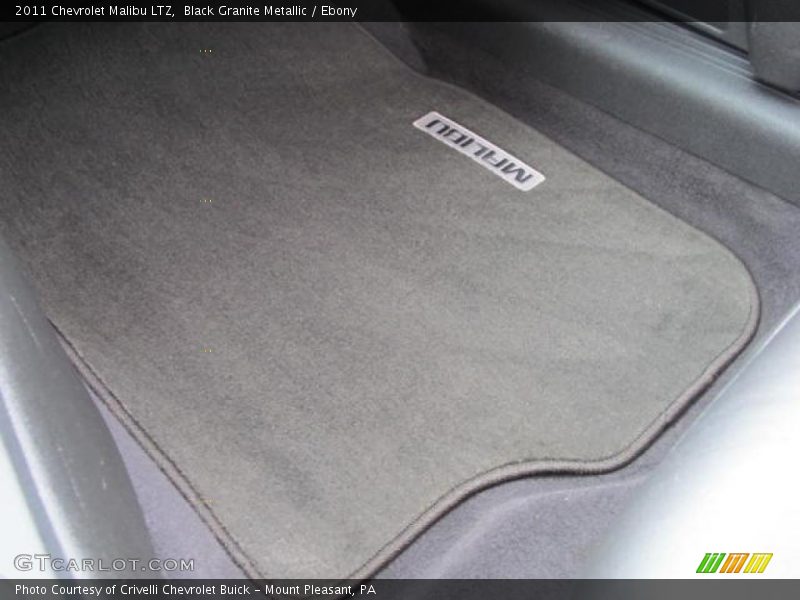 Black Granite Metallic / Ebony 2011 Chevrolet Malibu LTZ