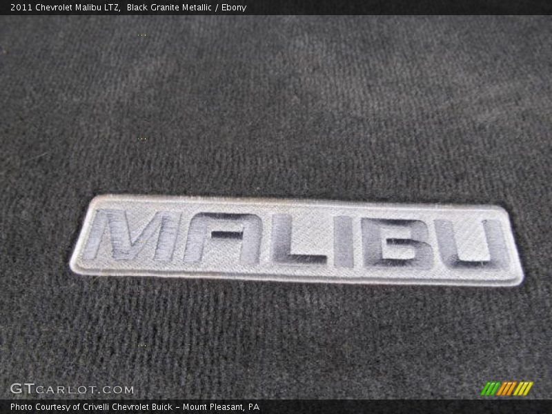 Black Granite Metallic / Ebony 2011 Chevrolet Malibu LTZ