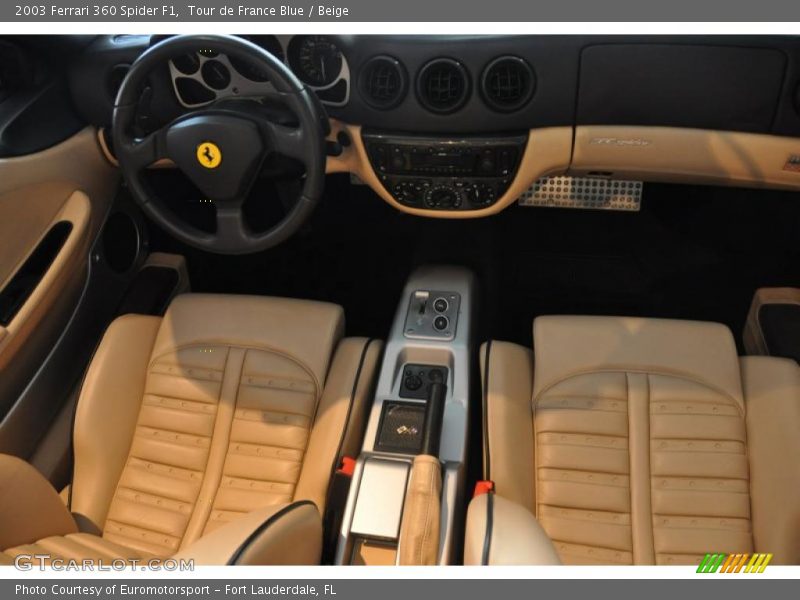 Tour de France Blue / Beige 2003 Ferrari 360 Spider F1