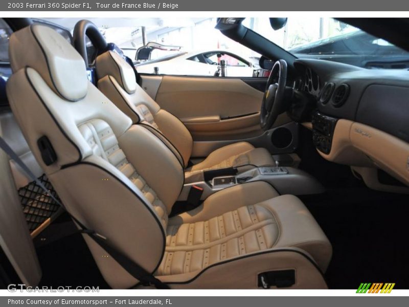  2003 360 Spider F1 Beige Interior