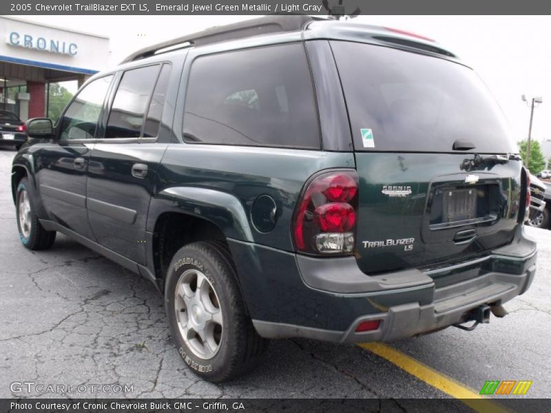 Emerald Jewel Green Metallic / Light Gray 2005 Chevrolet TrailBlazer EXT LS