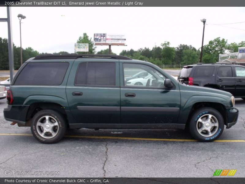 Emerald Jewel Green Metallic / Light Gray 2005 Chevrolet TrailBlazer EXT LS
