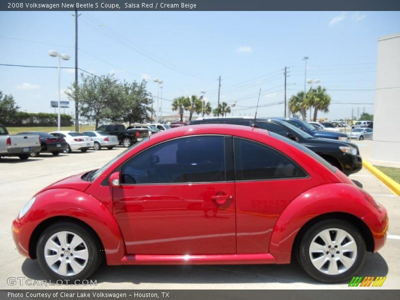 Salsa Red / Cream Beige 2008 Volkswagen New Beetle S Coupe