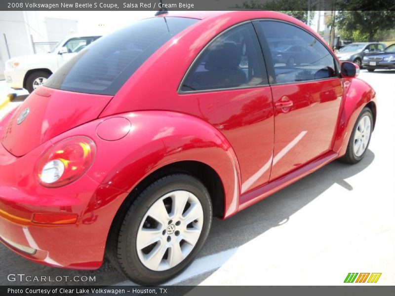 Salsa Red / Cream Beige 2008 Volkswagen New Beetle S Coupe