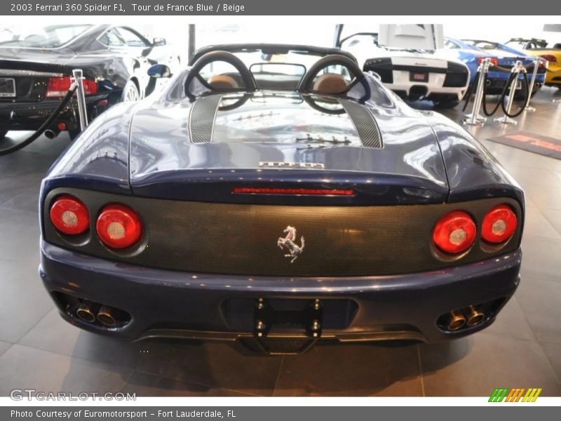 Tour de France Blue / Beige 2003 Ferrari 360 Spider F1