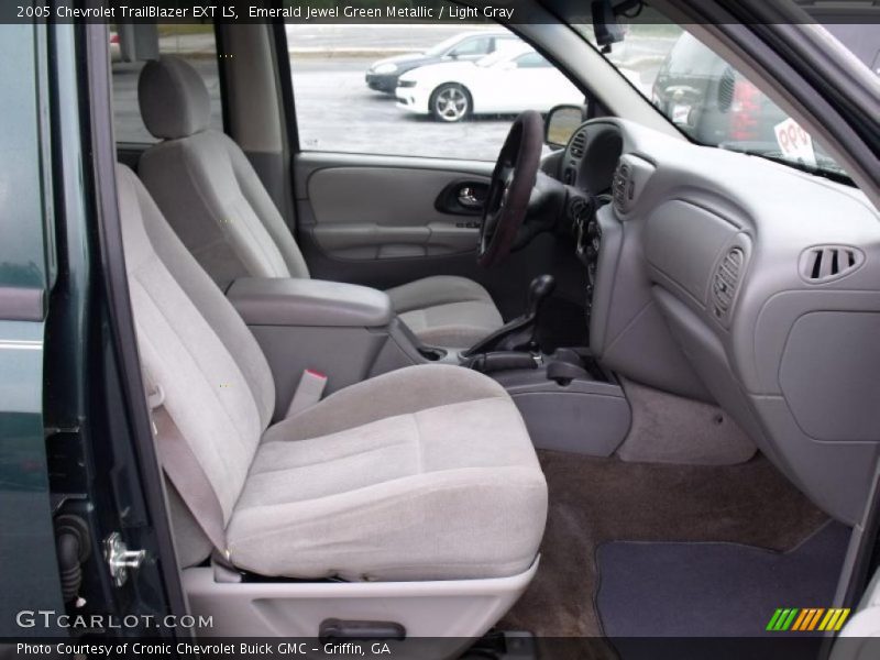 Emerald Jewel Green Metallic / Light Gray 2005 Chevrolet TrailBlazer EXT LS