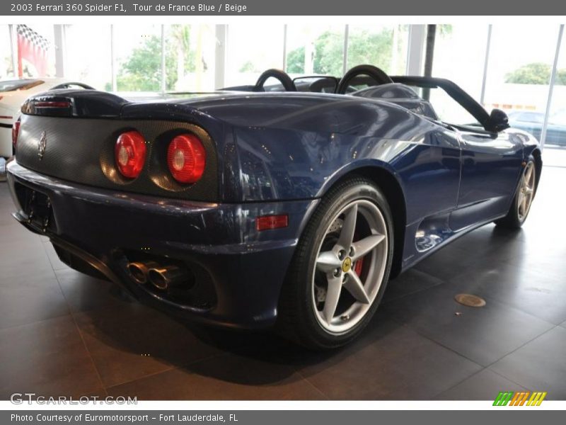 Tour de France Blue / Beige 2003 Ferrari 360 Spider F1