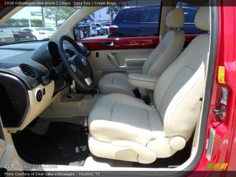 Salsa Red / Cream Beige 2008 Volkswagen New Beetle S Coupe