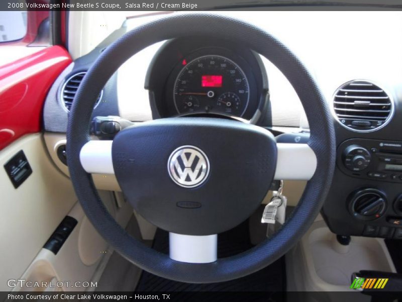 Salsa Red / Cream Beige 2008 Volkswagen New Beetle S Coupe