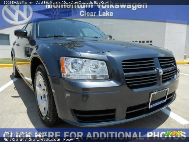 Steel Blue Metallic / Dark Slate Gray/Light Slate Gray 2008 Dodge Magnum