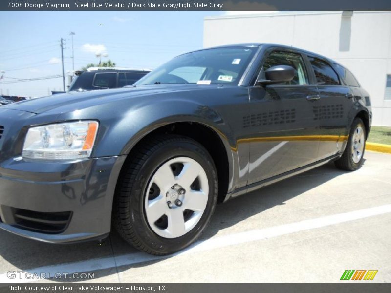 Steel Blue Metallic / Dark Slate Gray/Light Slate Gray 2008 Dodge Magnum