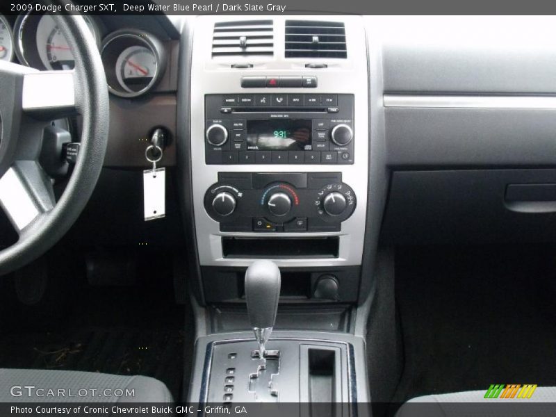 Deep Water Blue Pearl / Dark Slate Gray 2009 Dodge Charger SXT