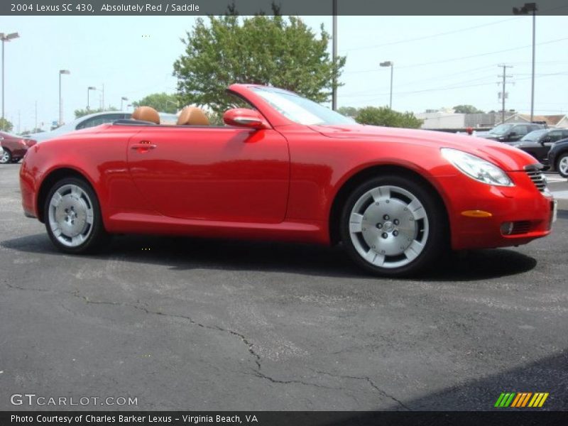 Absolutely Red / Saddle 2004 Lexus SC 430