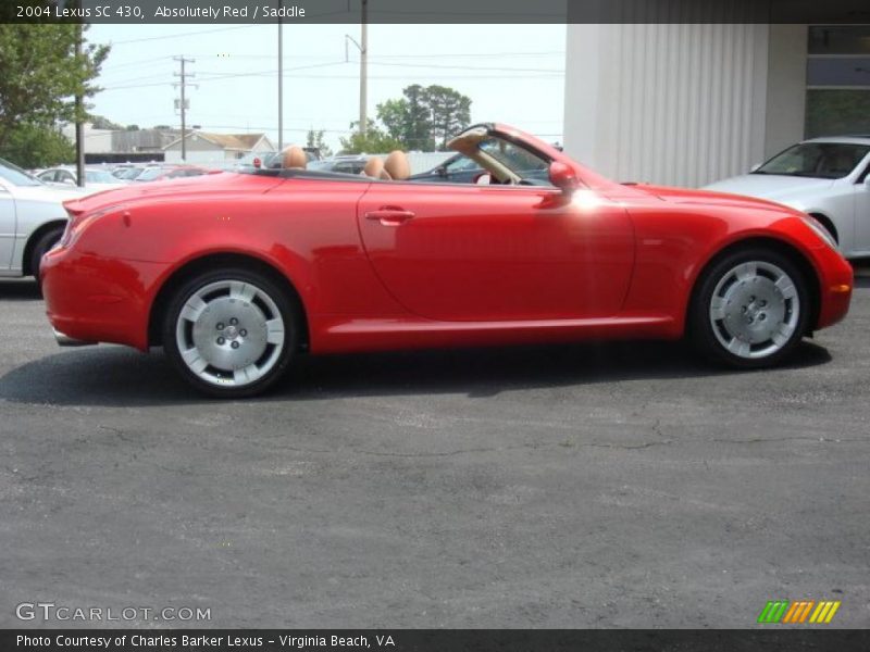 Absolutely Red / Saddle 2004 Lexus SC 430