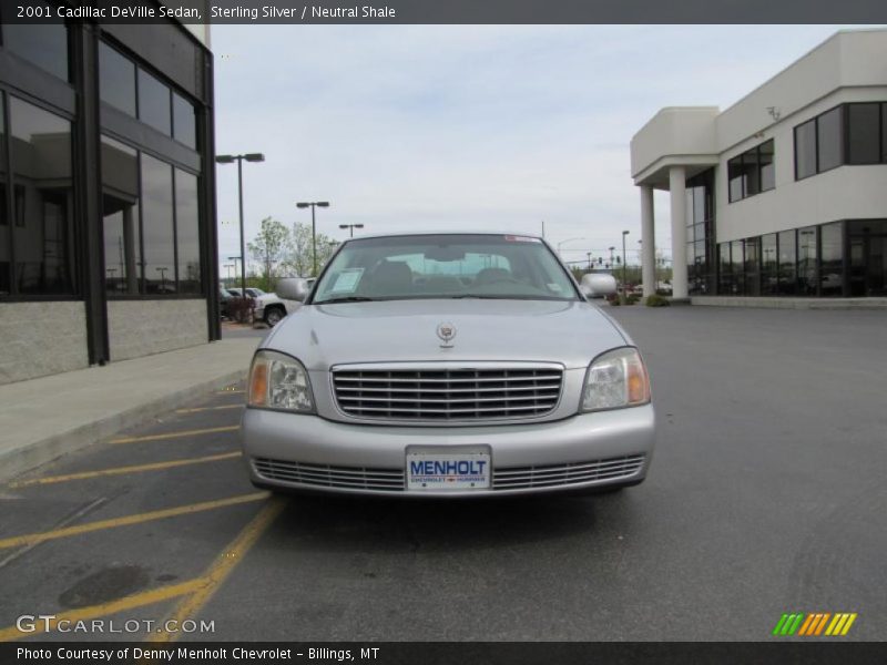 Sterling Silver / Neutral Shale 2001 Cadillac DeVille Sedan