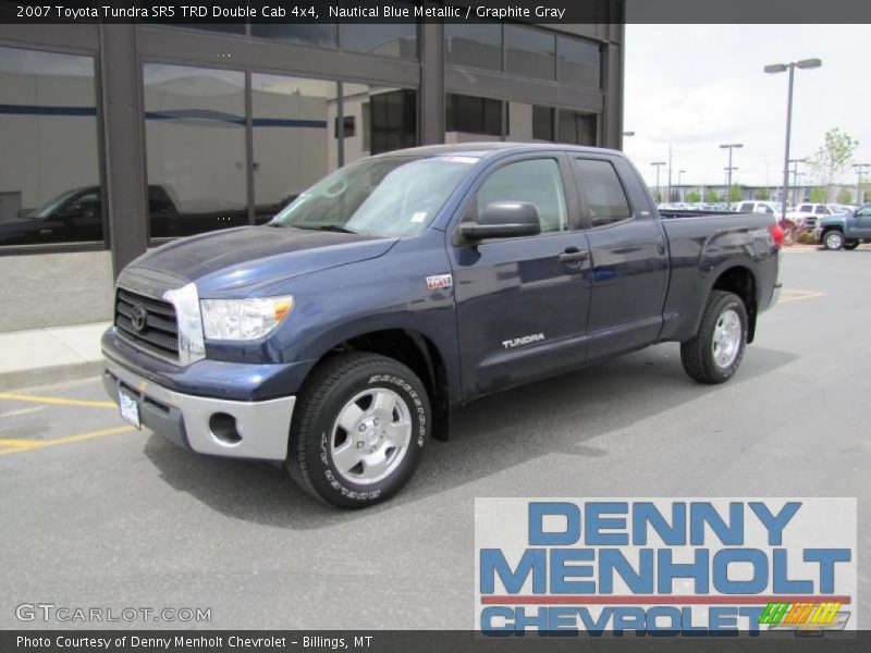 Nautical Blue Metallic / Graphite Gray 2007 Toyota Tundra SR5 TRD Double Cab 4x4