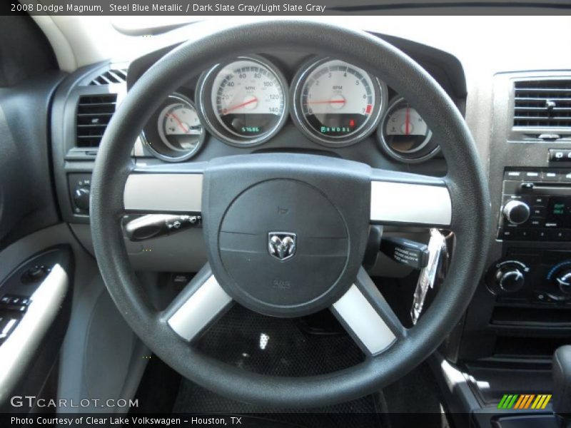 Steel Blue Metallic / Dark Slate Gray/Light Slate Gray 2008 Dodge Magnum