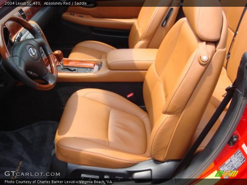 Absolutely Red / Saddle 2004 Lexus SC 430