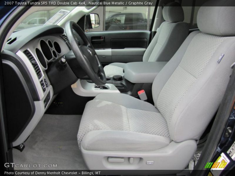 Nautical Blue Metallic / Graphite Gray 2007 Toyota Tundra SR5 TRD Double Cab 4x4