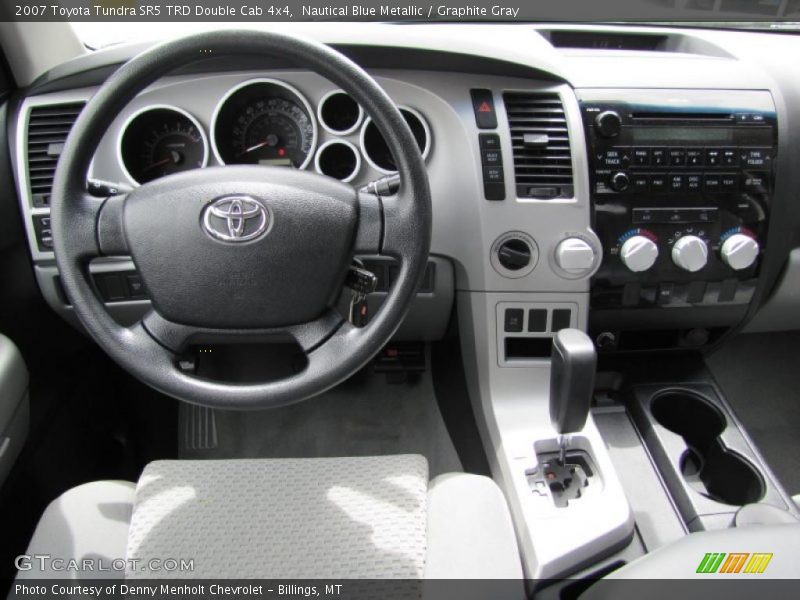 Nautical Blue Metallic / Graphite Gray 2007 Toyota Tundra SR5 TRD Double Cab 4x4