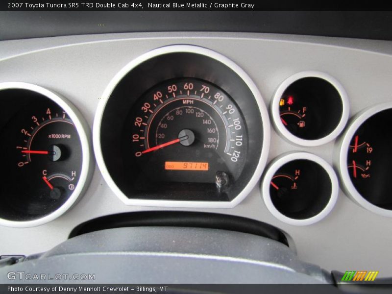 Nautical Blue Metallic / Graphite Gray 2007 Toyota Tundra SR5 TRD Double Cab 4x4