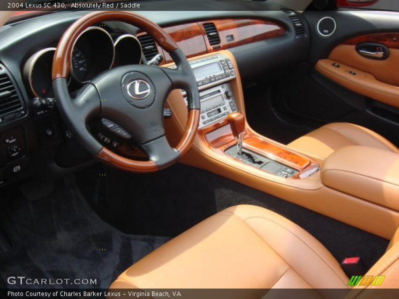 Absolutely Red / Saddle 2004 Lexus SC 430
