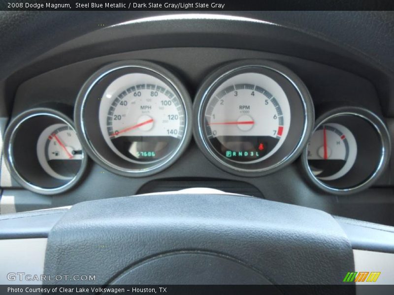 Steel Blue Metallic / Dark Slate Gray/Light Slate Gray 2008 Dodge Magnum