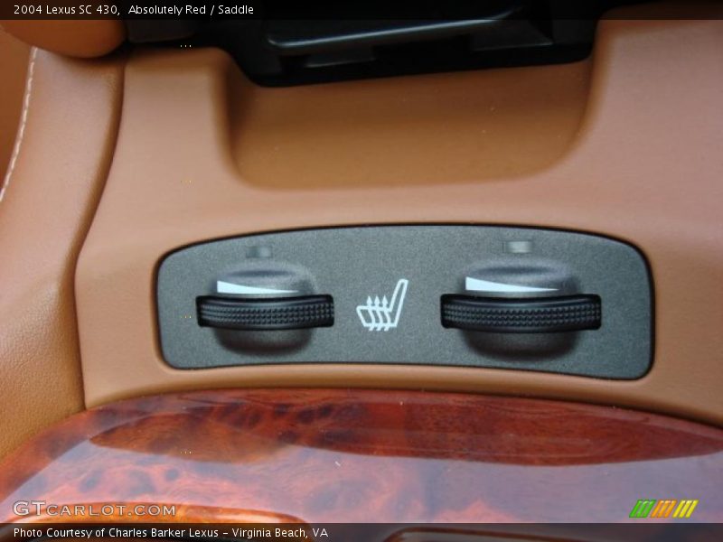 Absolutely Red / Saddle 2004 Lexus SC 430