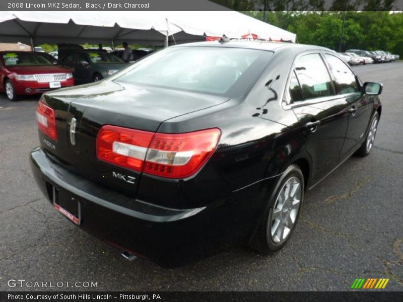 Black / Dark Charcoal 2008 Lincoln MKZ Sedan