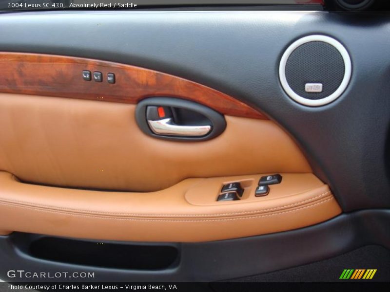 Absolutely Red / Saddle 2004 Lexus SC 430