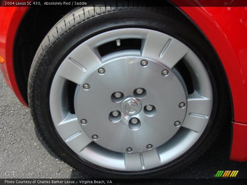 Absolutely Red / Saddle 2004 Lexus SC 430