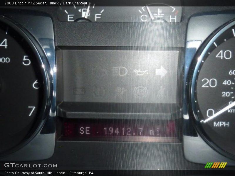 Black / Dark Charcoal 2008 Lincoln MKZ Sedan